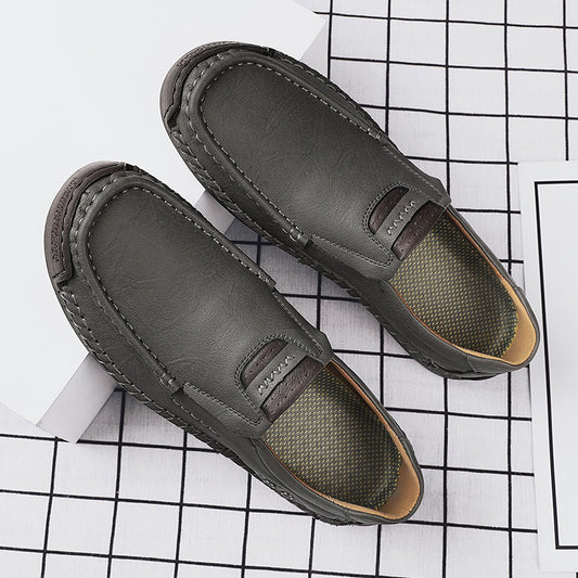 Men's Elegant Handmade Genuine Driver British Leather Shoes