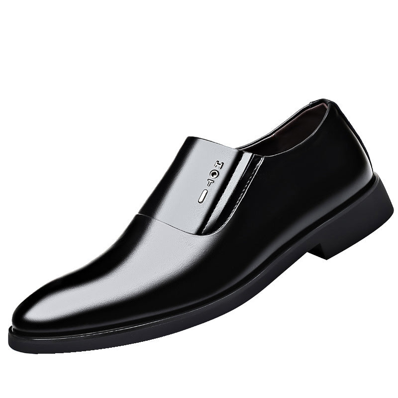 Men's Business Formal Wear Pumps Black Leather Shoes