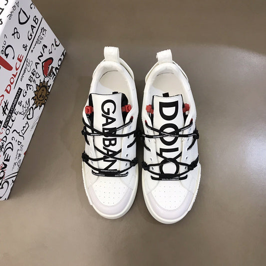 Men's Stylish Korean Style Tide White Sneakers