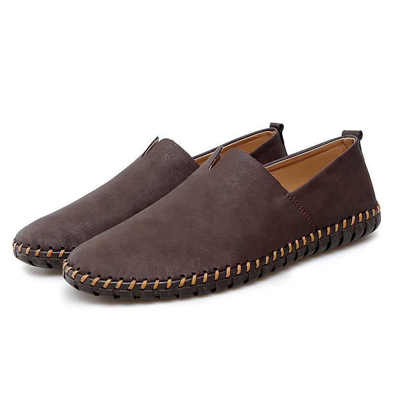 Men's Breathable Autumn Flat Solid Color Loafers