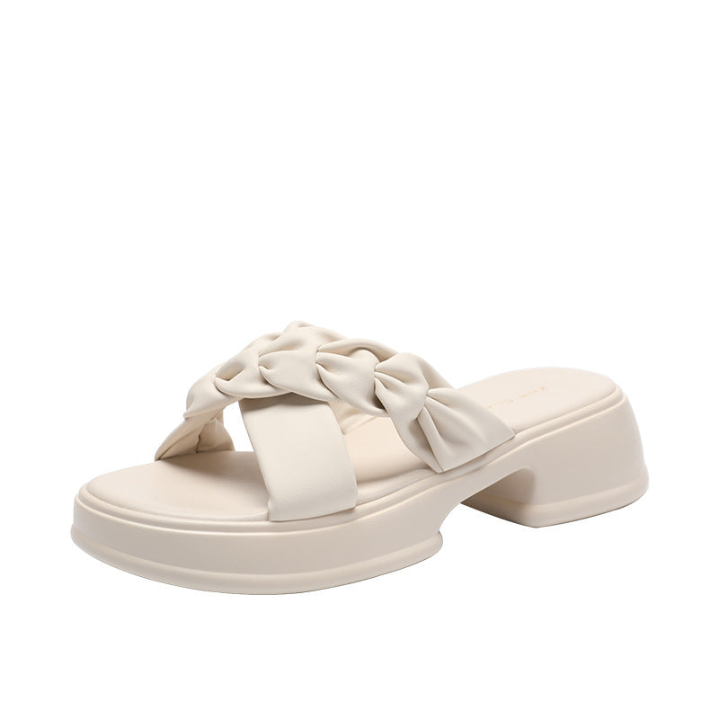 Women's Outdoor Fairy Soft Back Thick Lightweight Slippers