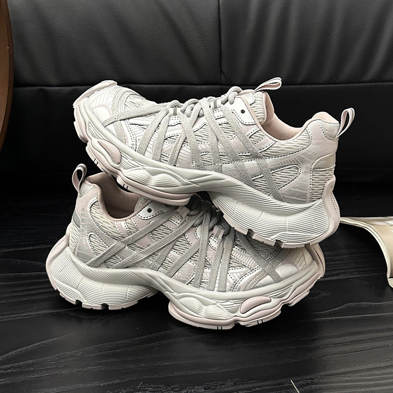 Women's Dad Fashionable Spring Korean Style Thick Women's Sports Shoes