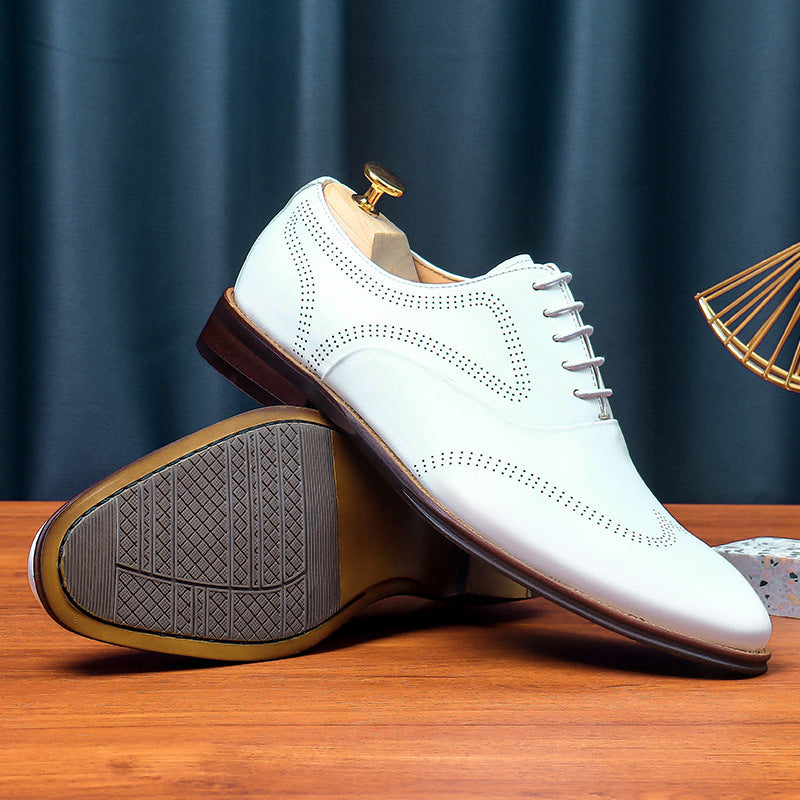 Men's Big Promotion Fashion Cowhide Comfortable Formal Men's Business Leather Shoes