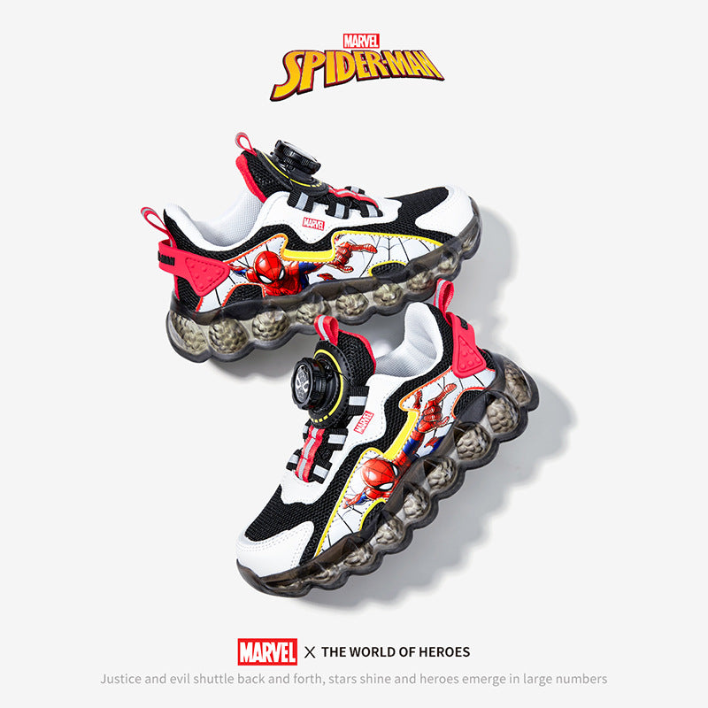 Children's Marvel Boys Summer Rotating Button Basketball Kid's Sneakers