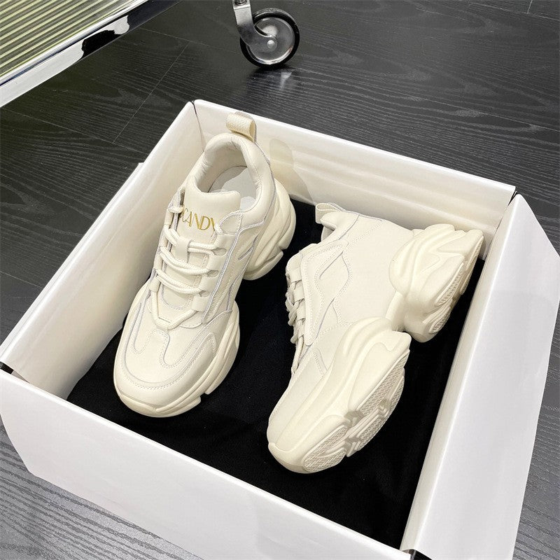 Women's Increasing Insole Dad Spring Platform Soft Bottom Women's Sports Shoes