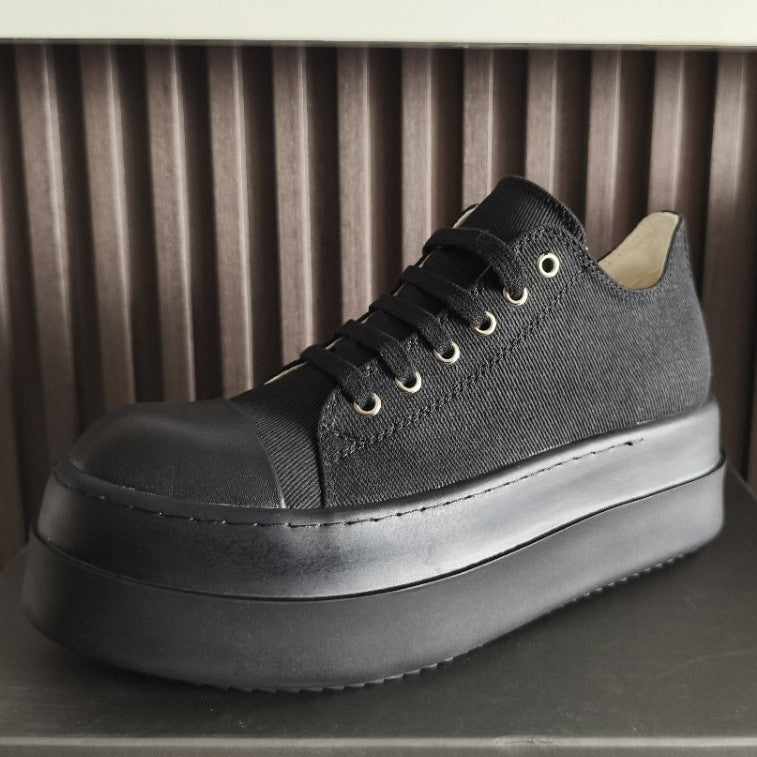 Men's Bottom Extra Black Breathable Korean Trendy Men's Shoes