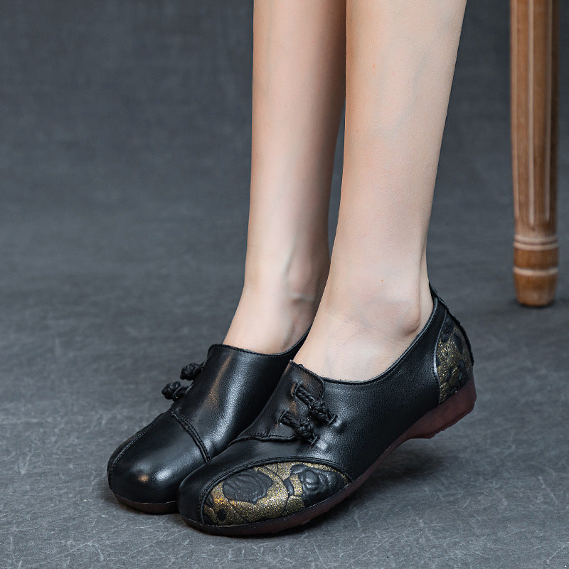 Women's Pumps Autumn Flat Soft Bottom First Casual Shoes