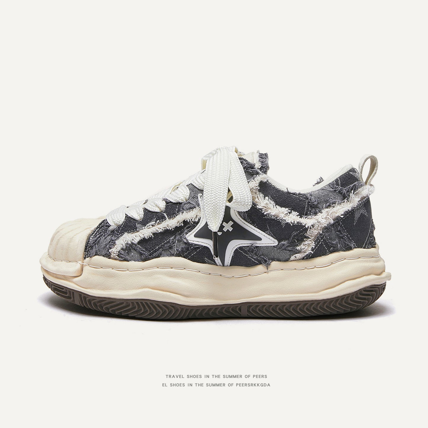 Women's & Men's Destroy Aesthetic Dissolution Retro Distressed Youth Men's Shoes