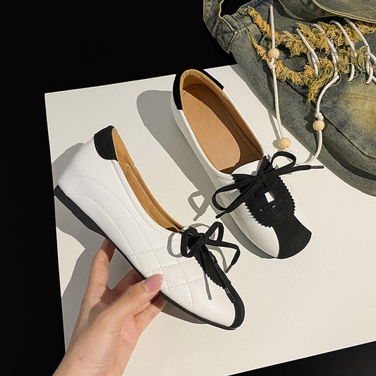 Women's Sense Lace Up Sports Style Ballet Casual Shoes