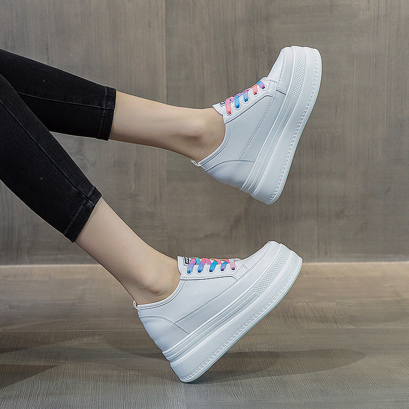 Women's Autumn Thick Bottom Invisible Elevated Muffin Casual Shoes