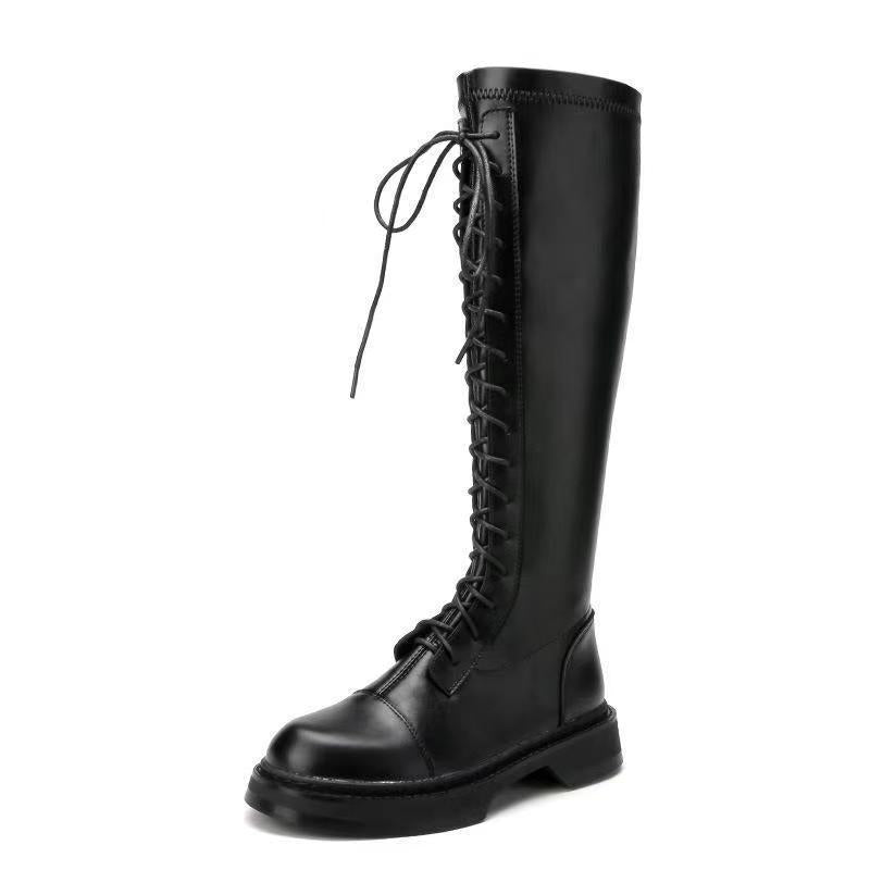 Women's Circumference Thick Leg British Style Plus Boots