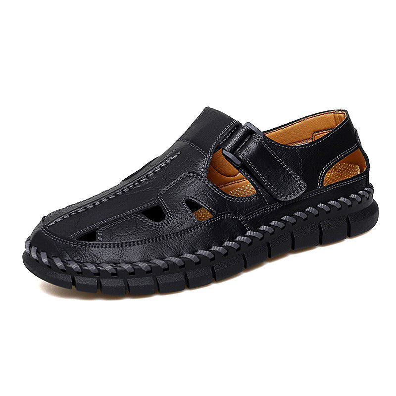 Men's Business Formal Wear Retro British Style Leather Shoes