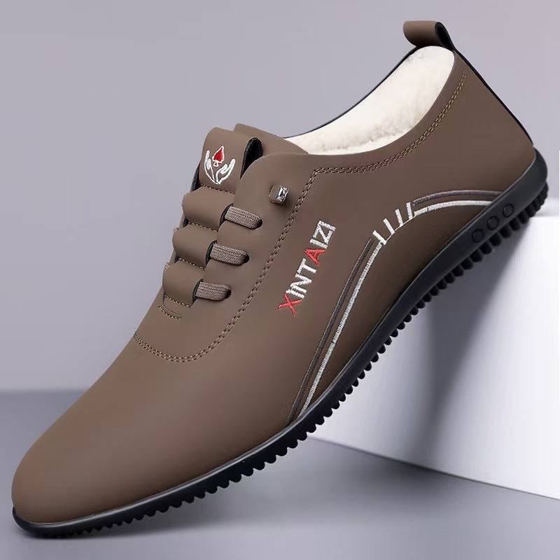 Men's White Springtide Flow Fashion Slip-on Soft Loafers
