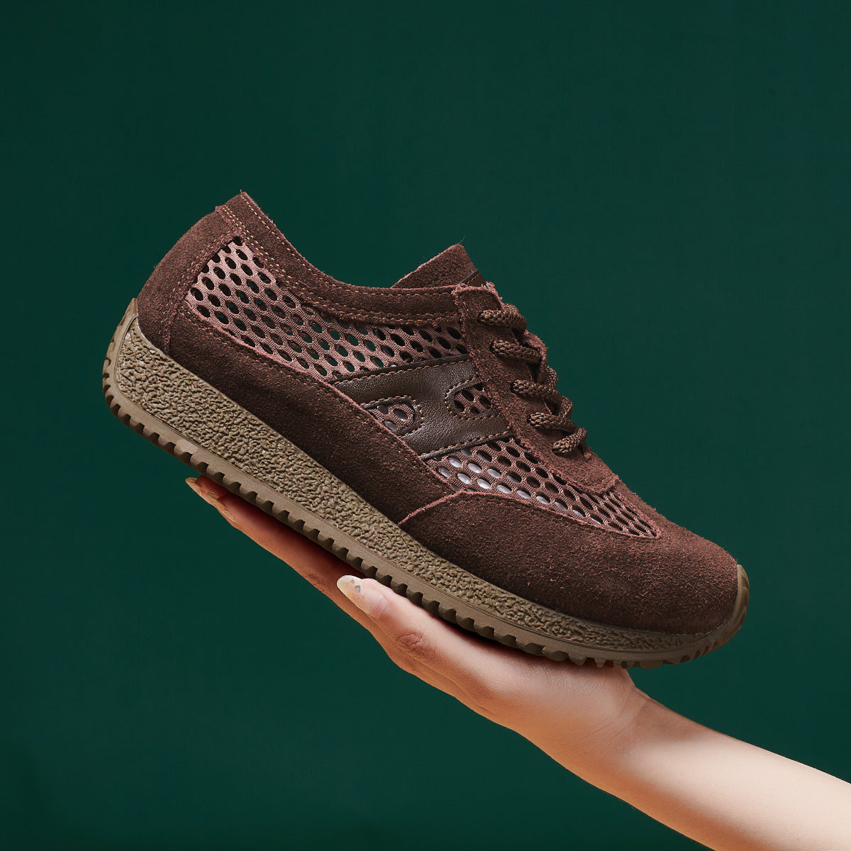 Women's Breathable Flat German Training Summer Lace Women's Sports Shoes