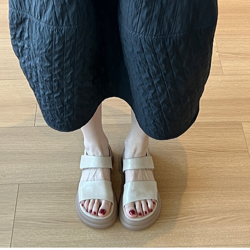 Women's Retro Platform Summer Small Height Increasing Sandals