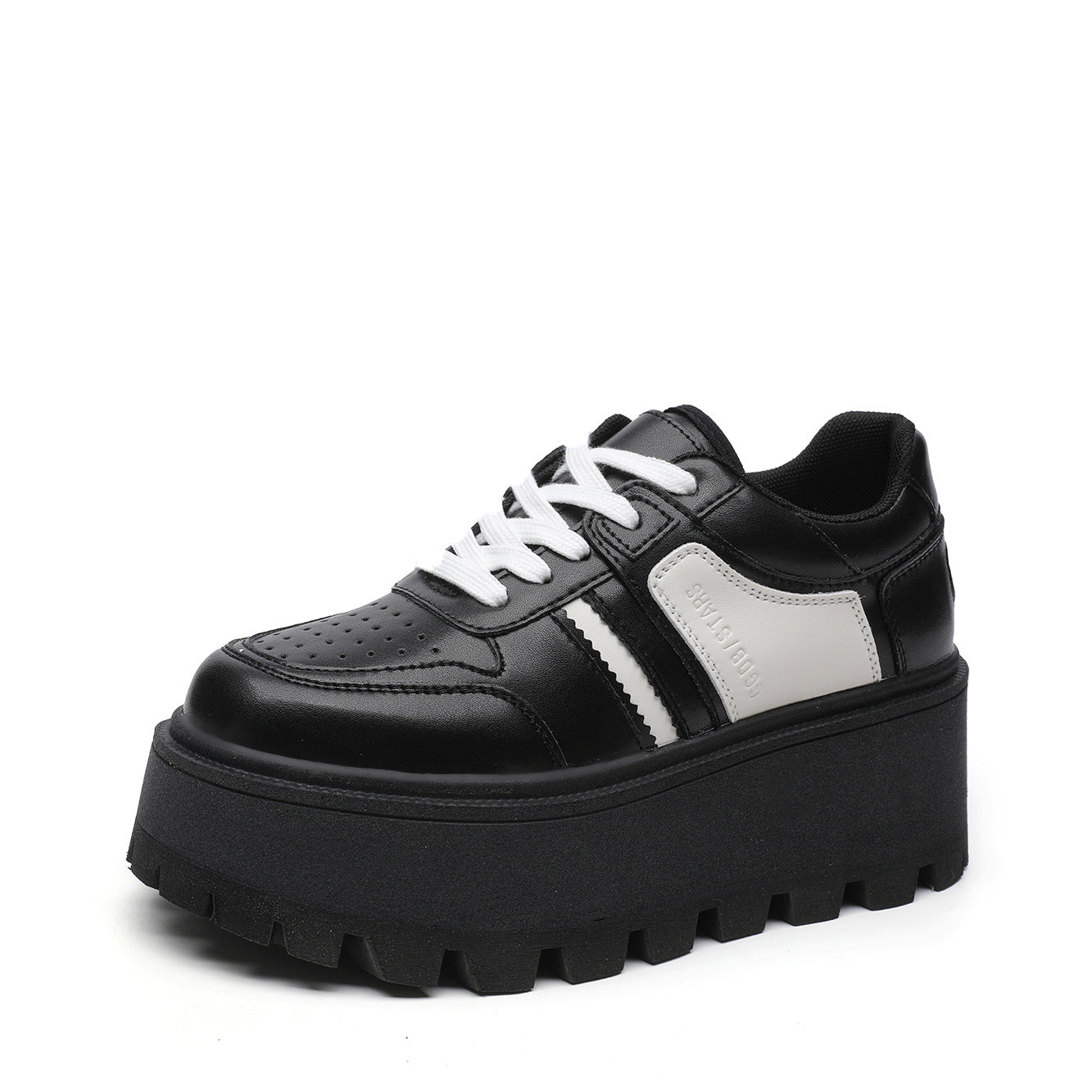 Niche Retro Thick Bottom Small Man Casual Shoes