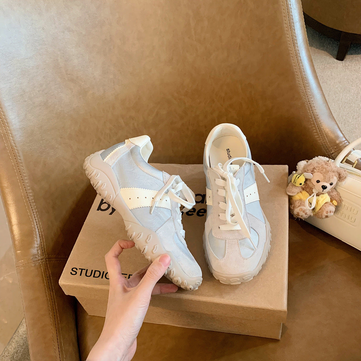 Women's Small Height Increasing Insole German Training Sneakers