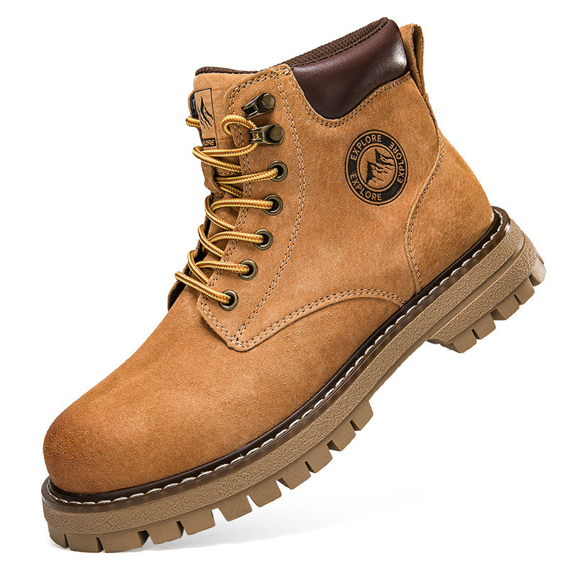 Men's Harbin Travel Couple Martin Soft Real Boots