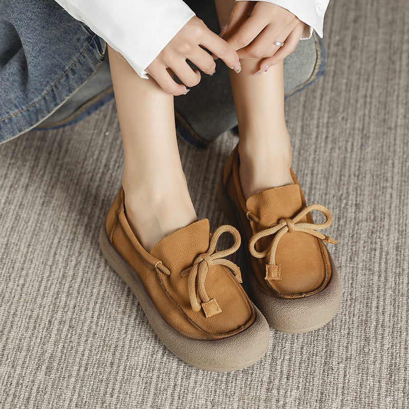 Women's Retro Handmade Genuine Soft Bottom Surface Women's Casual Shoes