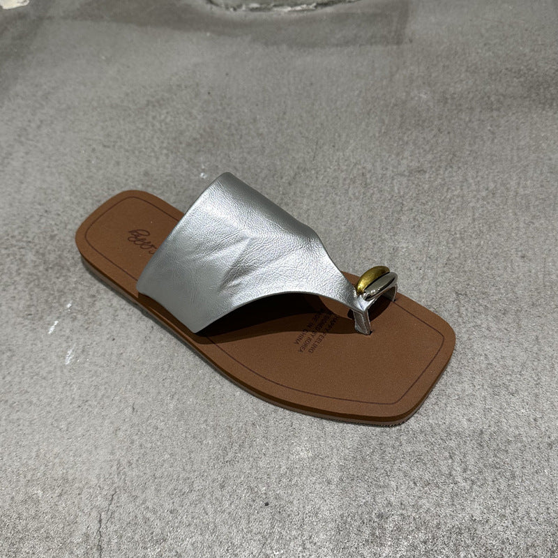 Women's Minority Outdoor With Skirt Simple Flat Sandals