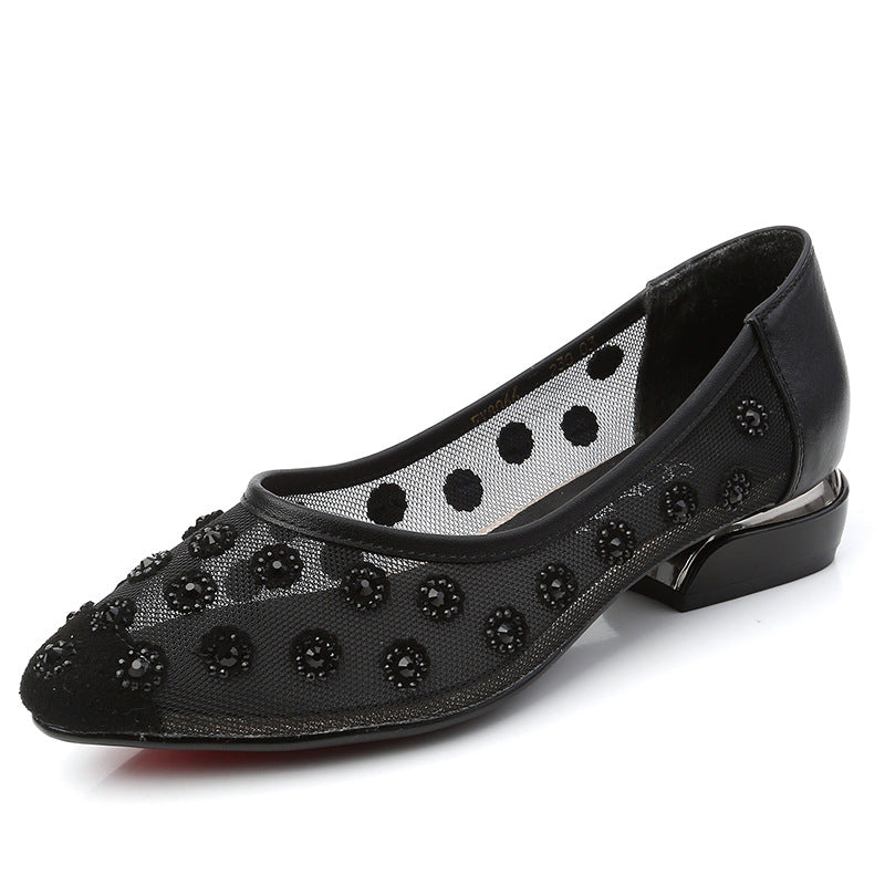 Women's Female Tennis Summer Pumps Flat Breathable Soft Sandals