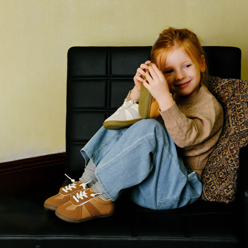 Children's Autumn Soft Bottom Korean Lightweight Moral Kid's Sneakers