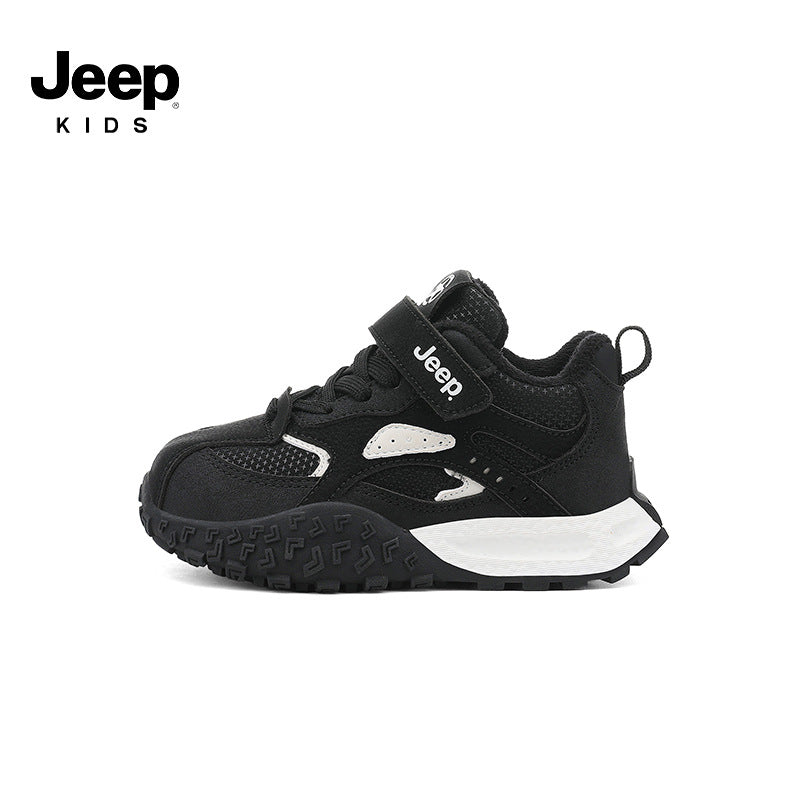 Children's Thin Cotton Fleece-lined Winter-proof Boys Kid's Sneakers