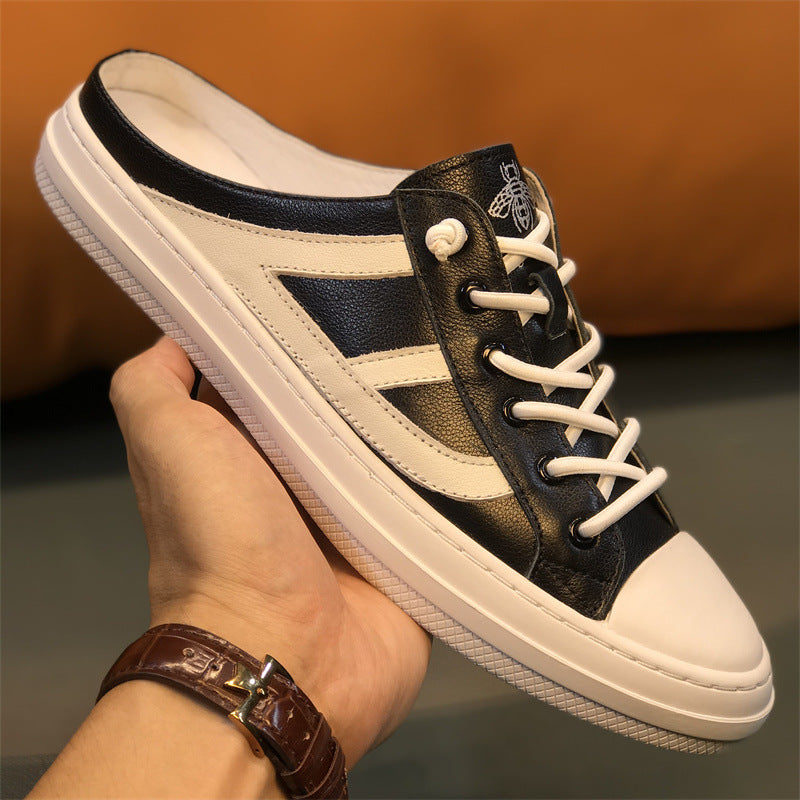 Men's Bee Genuine White For Board Fashion Sandals
