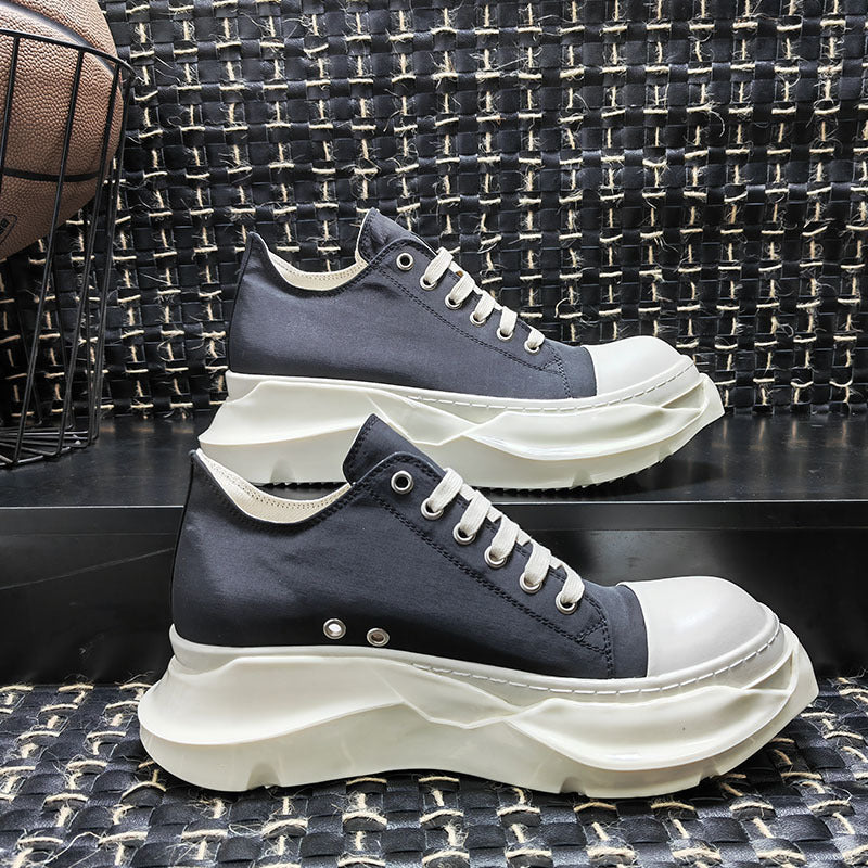 Genuine Sports White Lace Up Breathable Canvas Shoes