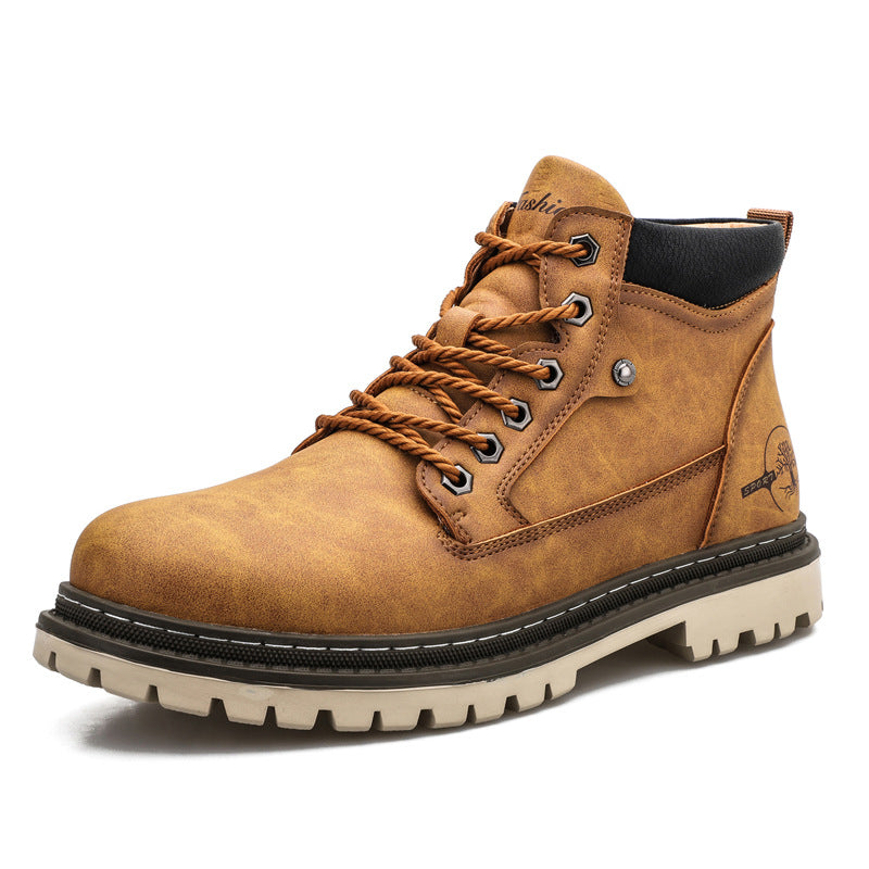 Men's Trendy Autumn British Style Martin Overalls Boots