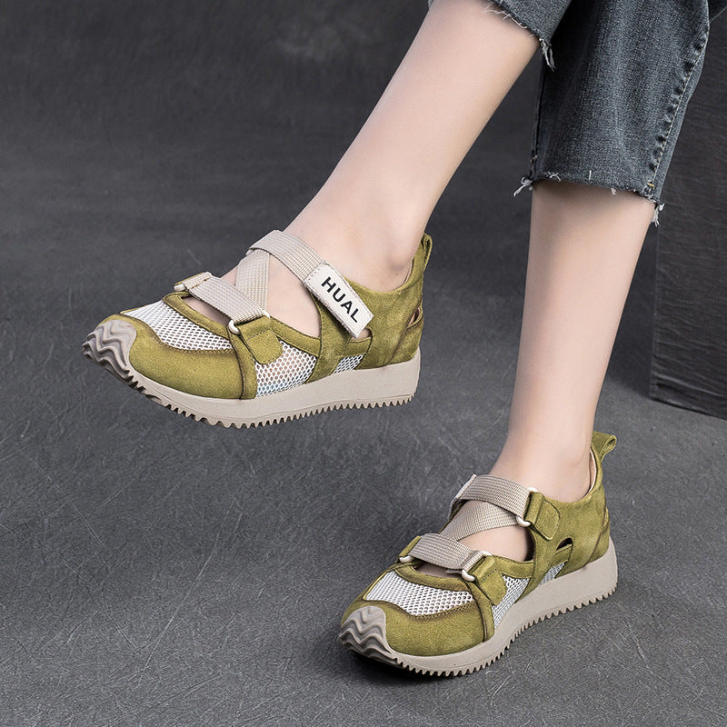 Women's Matching Sports Style Leisure Pumps Breathable Mesh Casual Shoes
