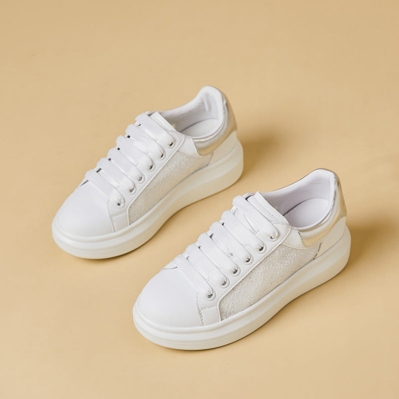 Women's Increasing Fashion Genuine Summer University Style Casual Shoes