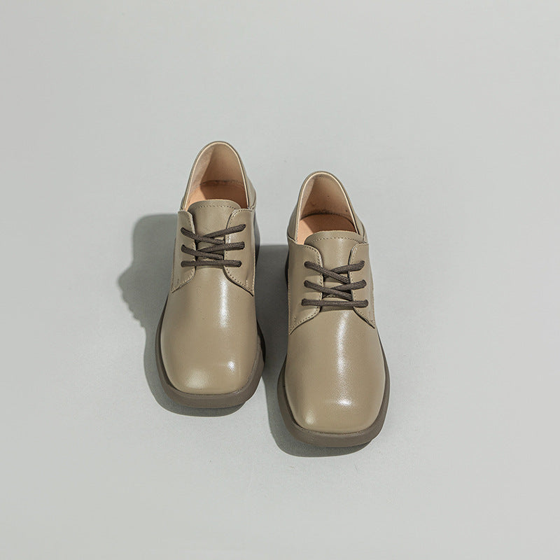 Spring British Style Chunky Deep Mouth Loafers