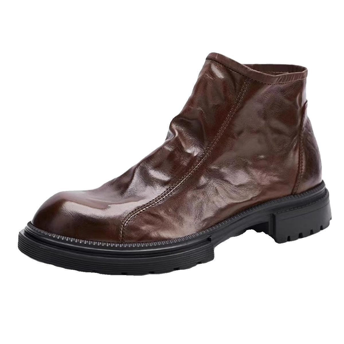 Men's Martin Genuine Fashion Autumn Outdoor Zipper Boots