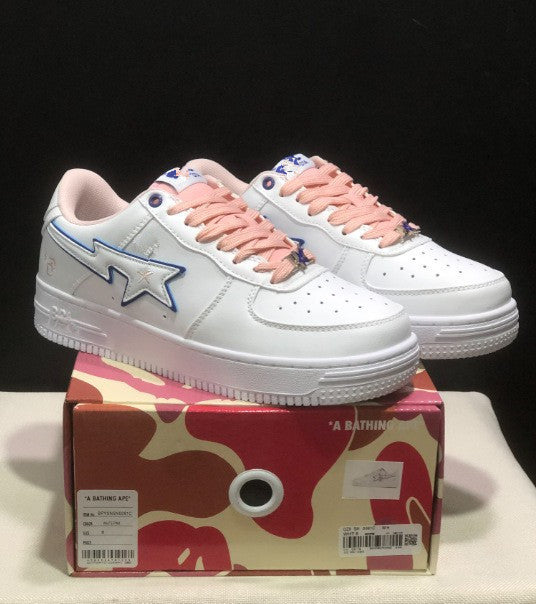 Women's & Men's Head Air Force Joint Name Black White Panda Warrior Men's Board Shoes