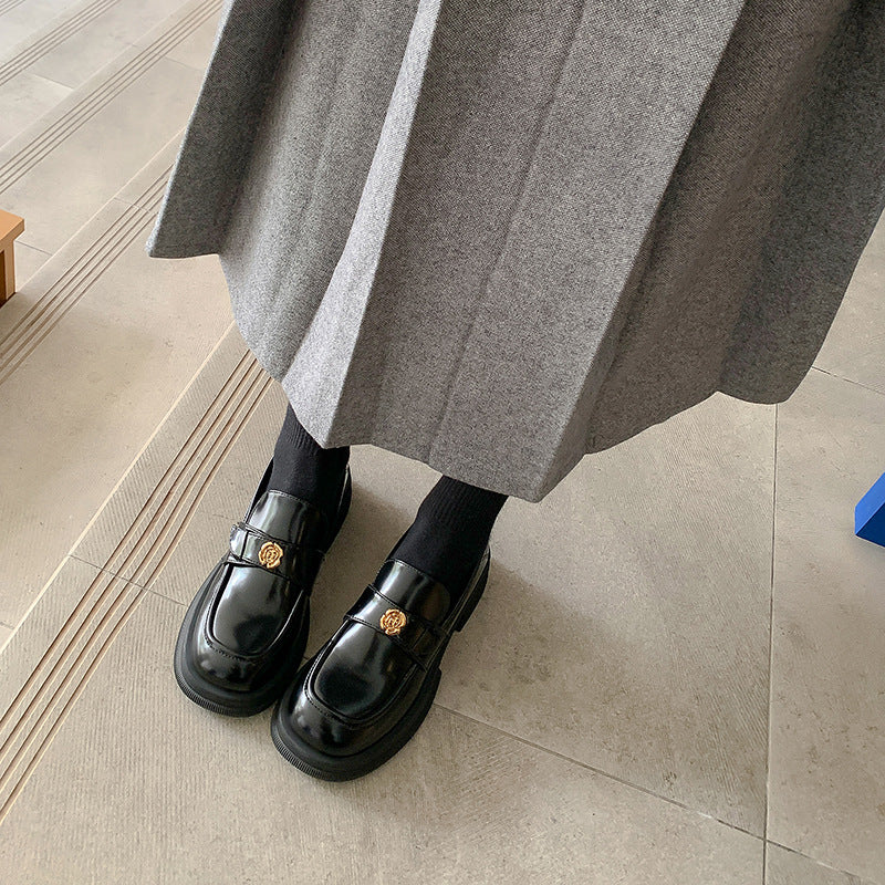 Women's Mom Platform Autumn British Style Small Loafers