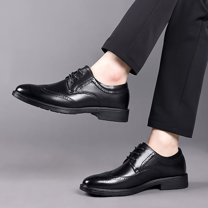 Men's Soft Business Formal Suit British Style Leather Shoes