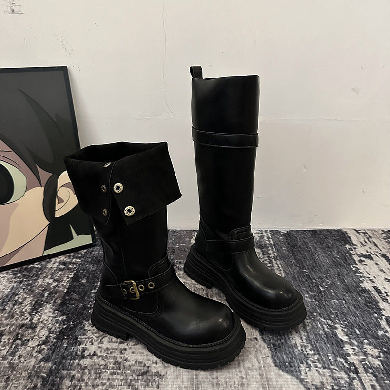Women's Long Two-way Below The Knee High Boots
