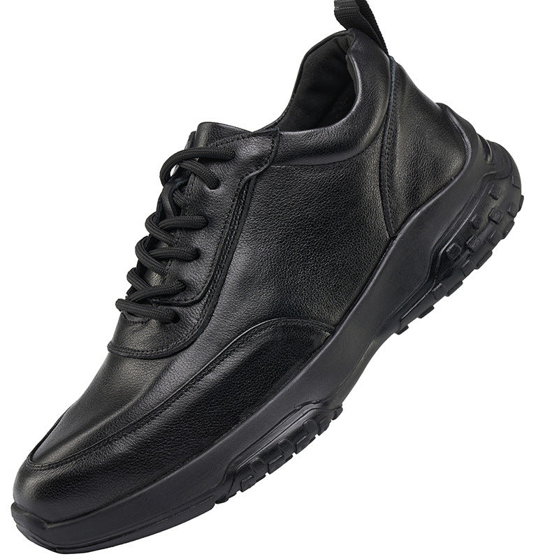 Men's First Layer Cowhide Leisure Mountaineering Breathable Casual Shoes