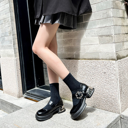 Female Style Hot Uniform Raise The Bottom Women's Shoes