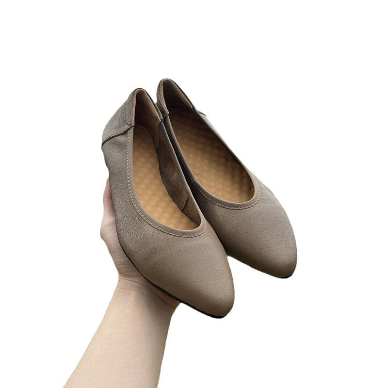 Women's & Men's Artistic Vintage Low-cut One Pedal Graceful Fashionable Men's Shoes