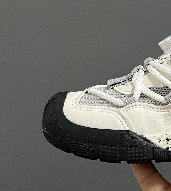 Children's Attractive Durable Resin Sole Lock Kid's Sneakers