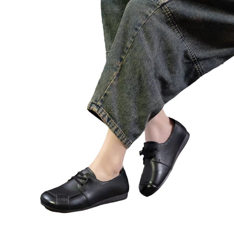 Women's Round Head Not Tired Feet Mom Casual Shoes