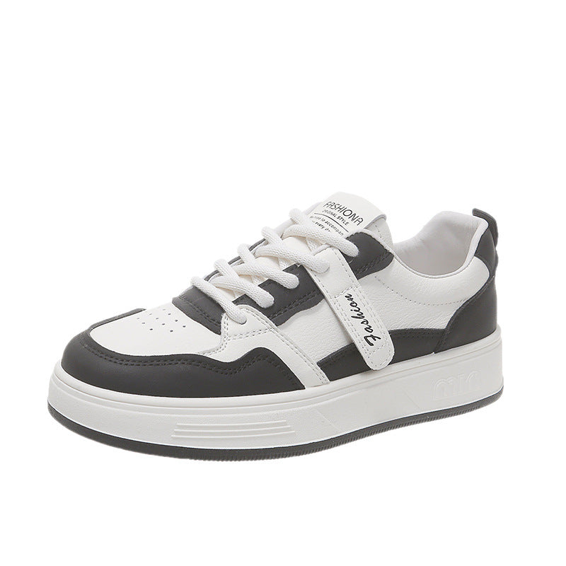 Women's White Spring Sports Leisure Flange In Sneakers