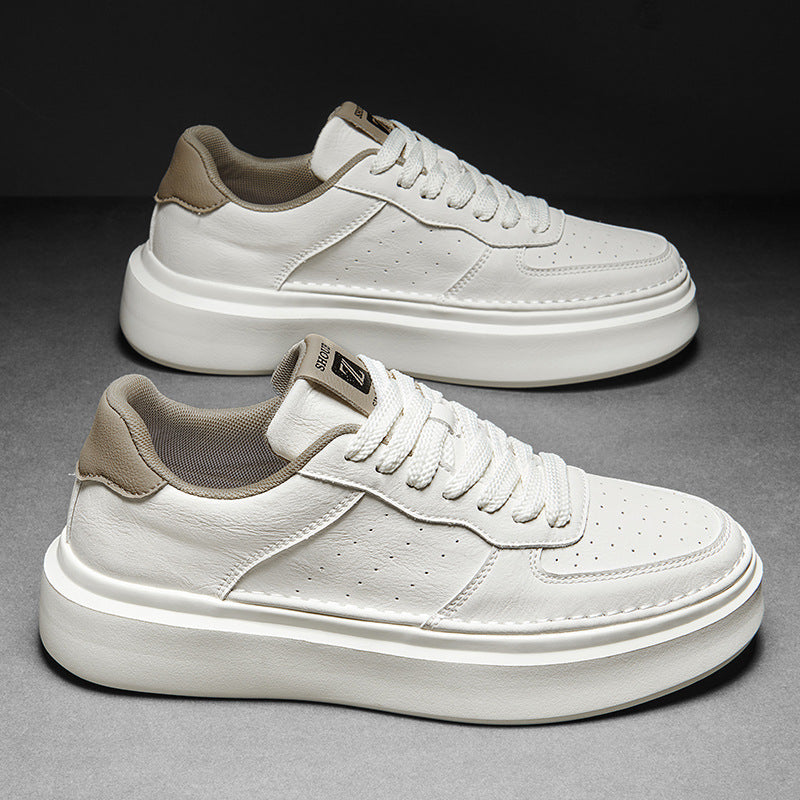 Men's Surface Pure Color Low Top Sports Sneakers