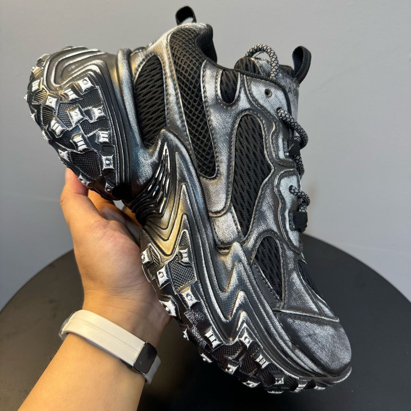 Mesh Surface Dad Couple Increased Fashion Sneakers