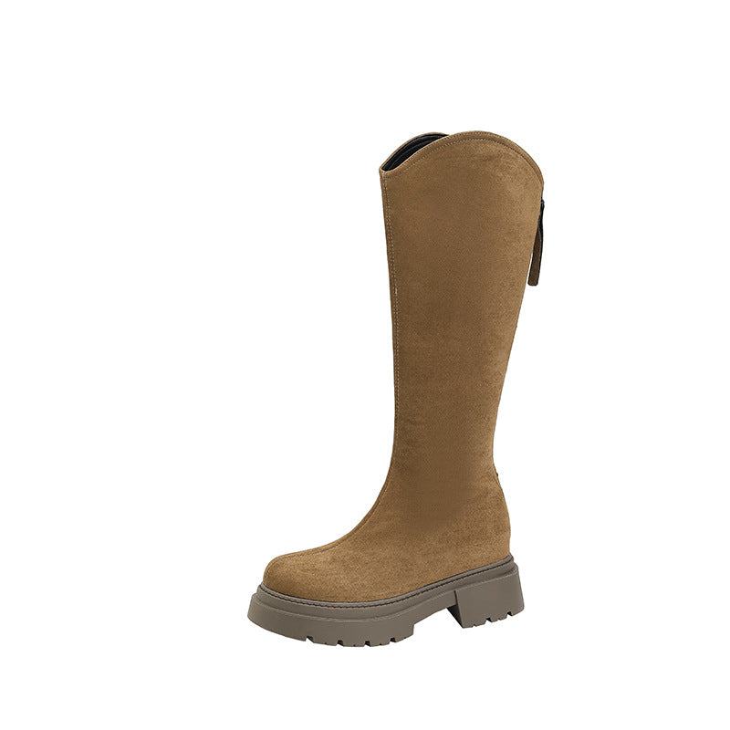 Women's Plus Size Fat Thick Legs Height Increasing Boots