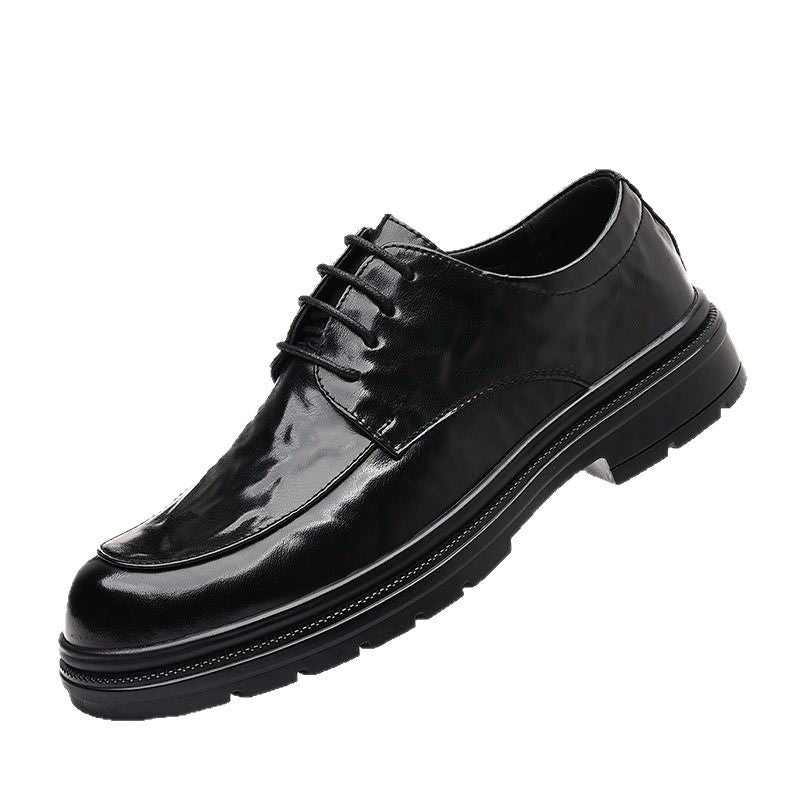 Men's Genuine Hand Grip Formal Business Commute Leather Shoes