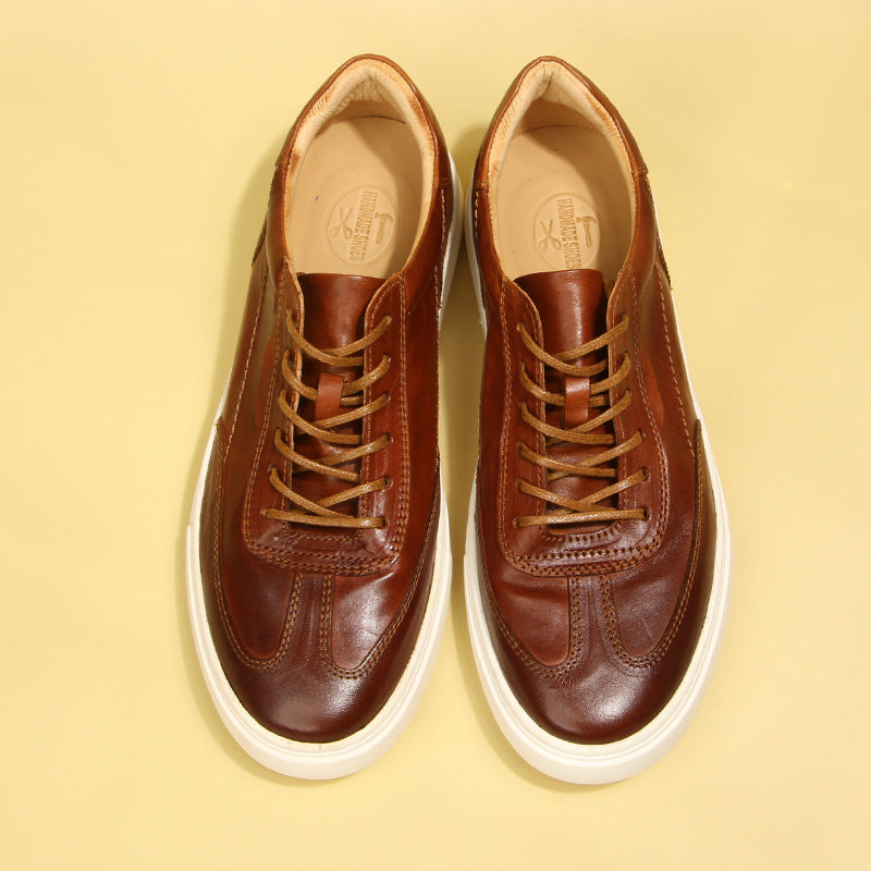 Men's Horse Washed-out Vintage Aircraft Head Fashion Sneakers