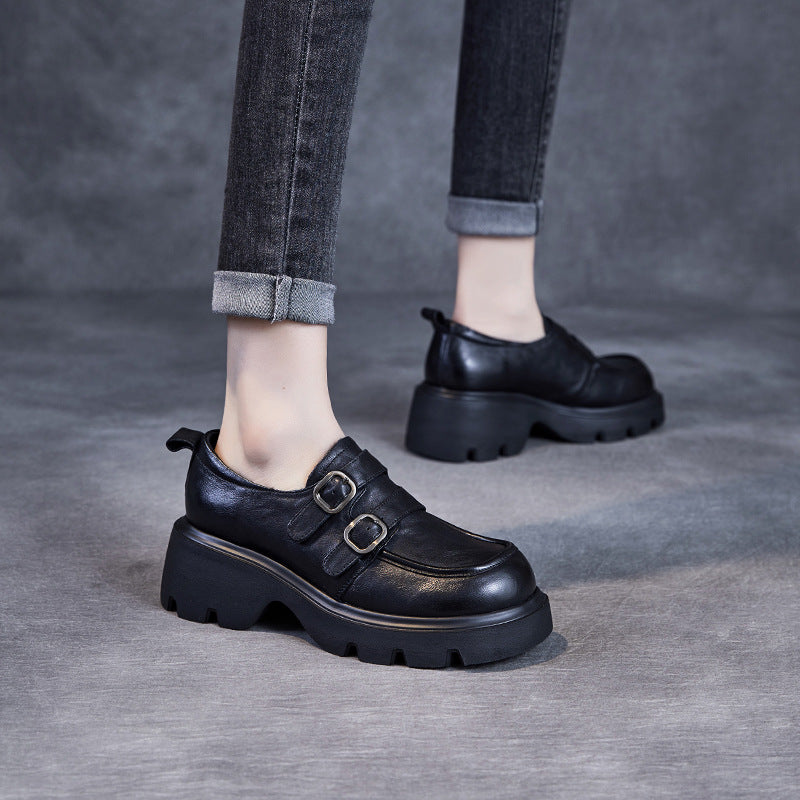 Women's Original Color Spring Thick Bottom Light Loafers